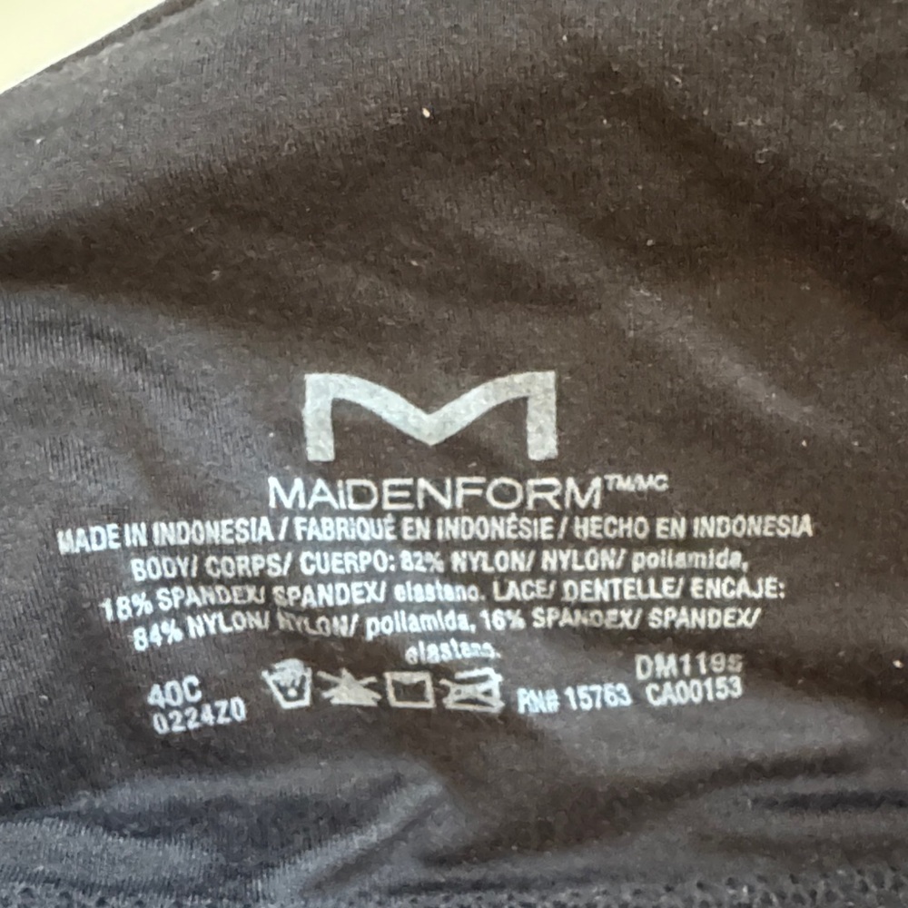 Maidenform Elegant Black Lace Bra - Picture 6 of 6